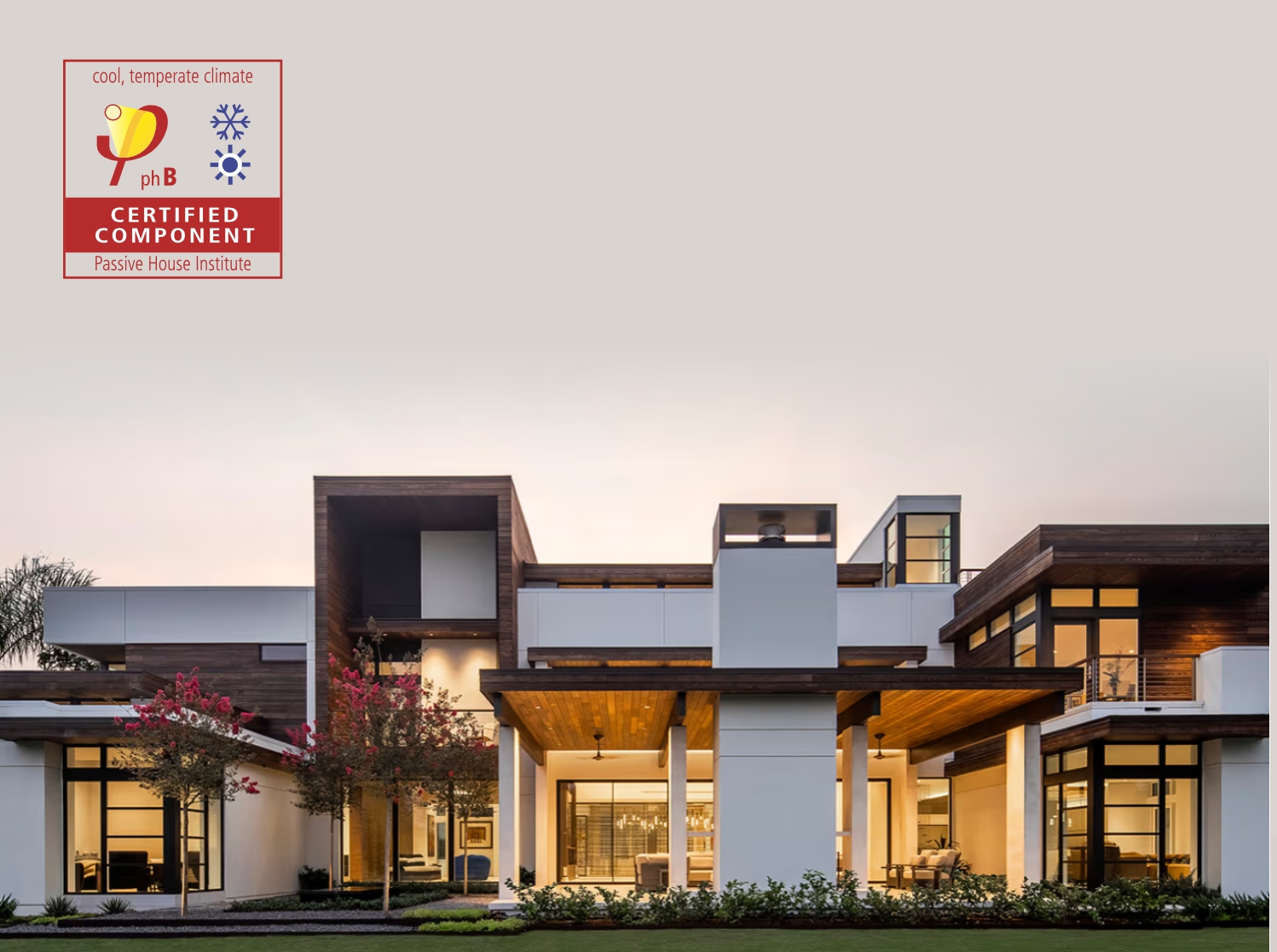 Certified for passive houses